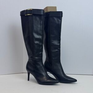 Calvin Klein Black Heeled Boots